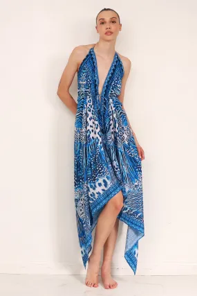 Blue Full Length Dresses