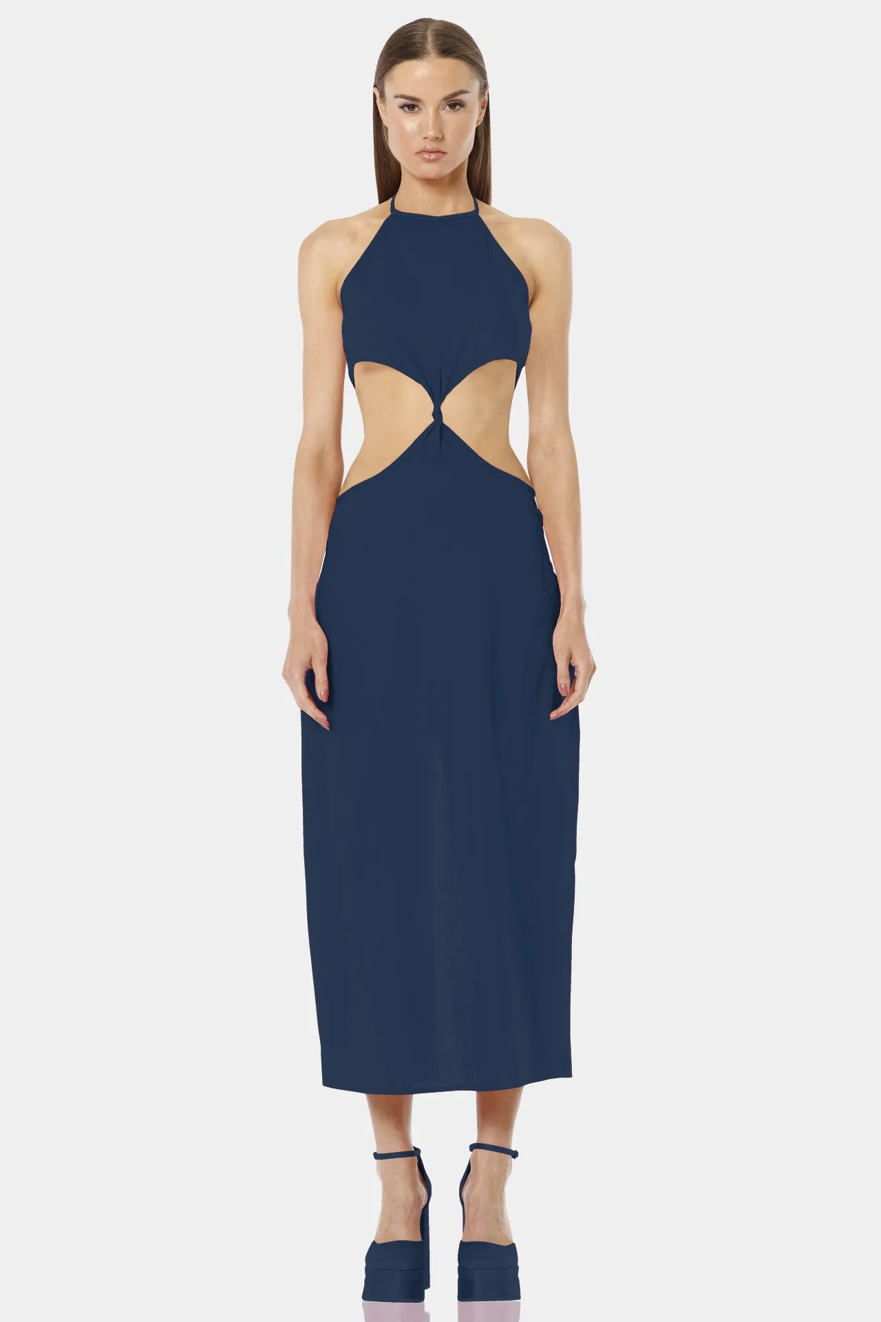 Blue Maxi Day Dress