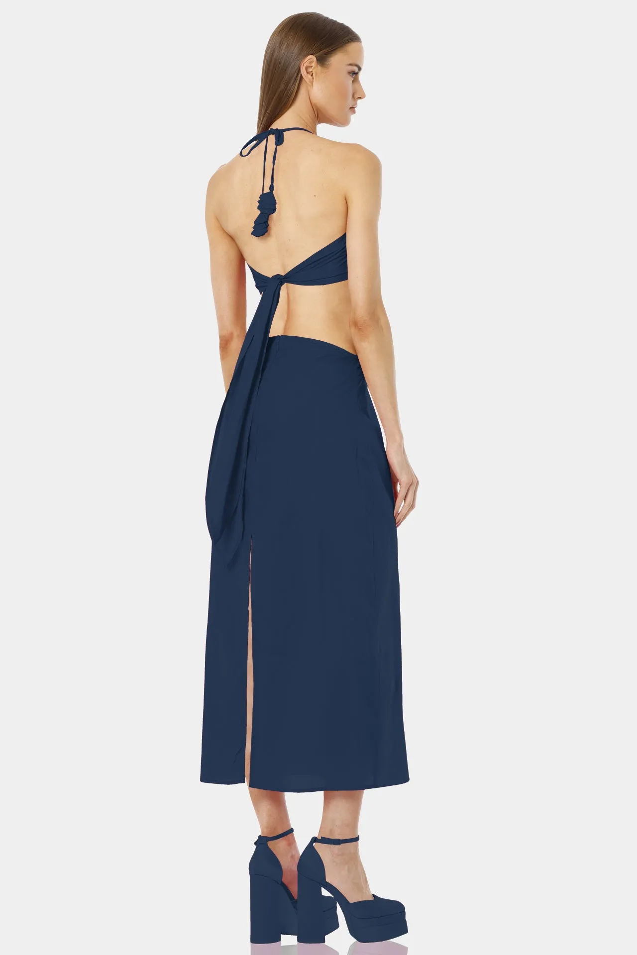 Blue Maxi Day Dress