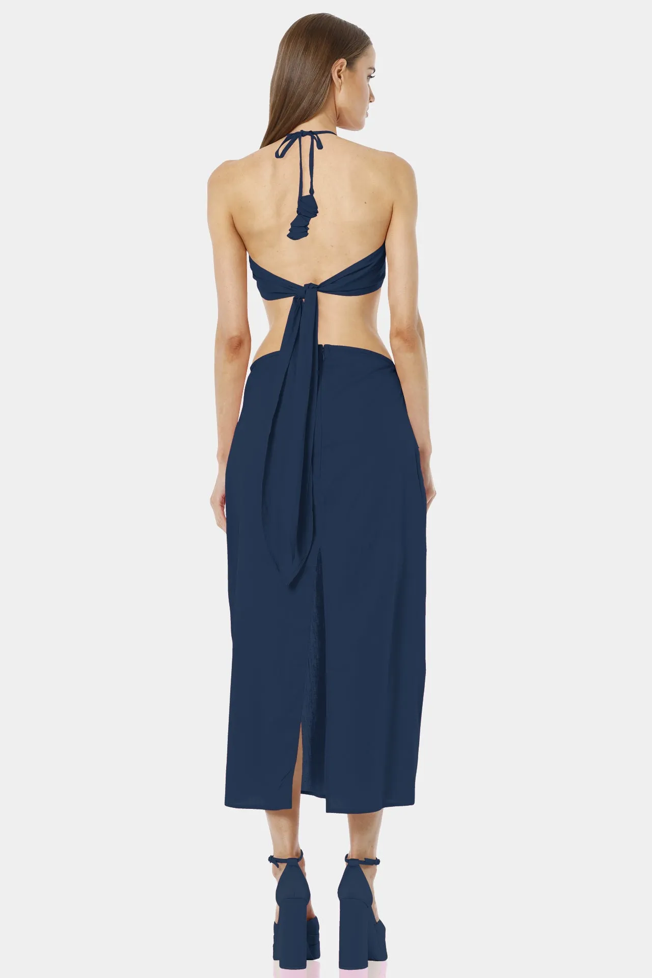 Blue Maxi Day Dress