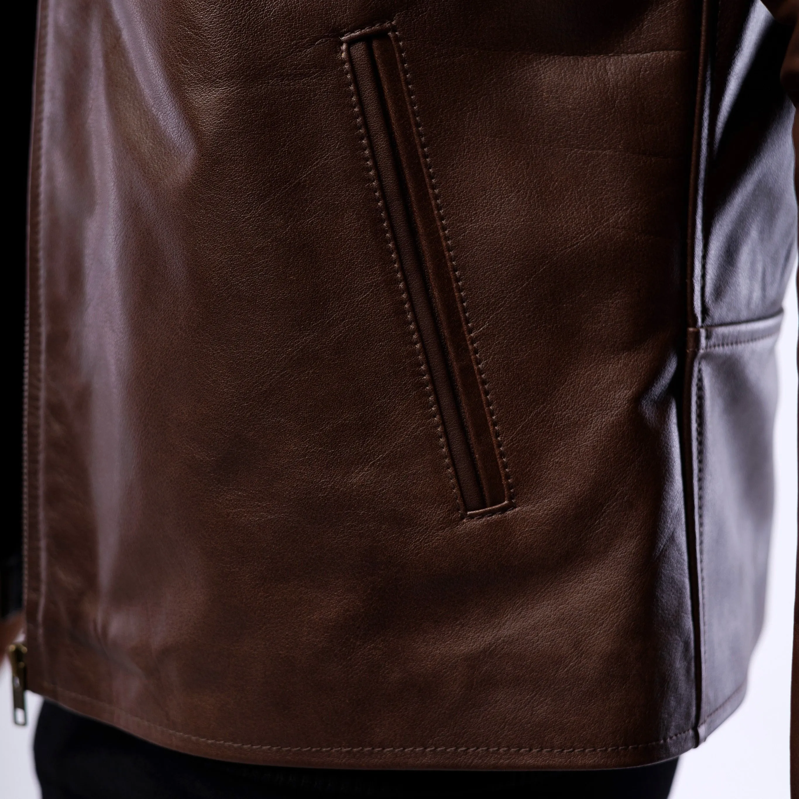 Cowskin Blouson Biker Jacket