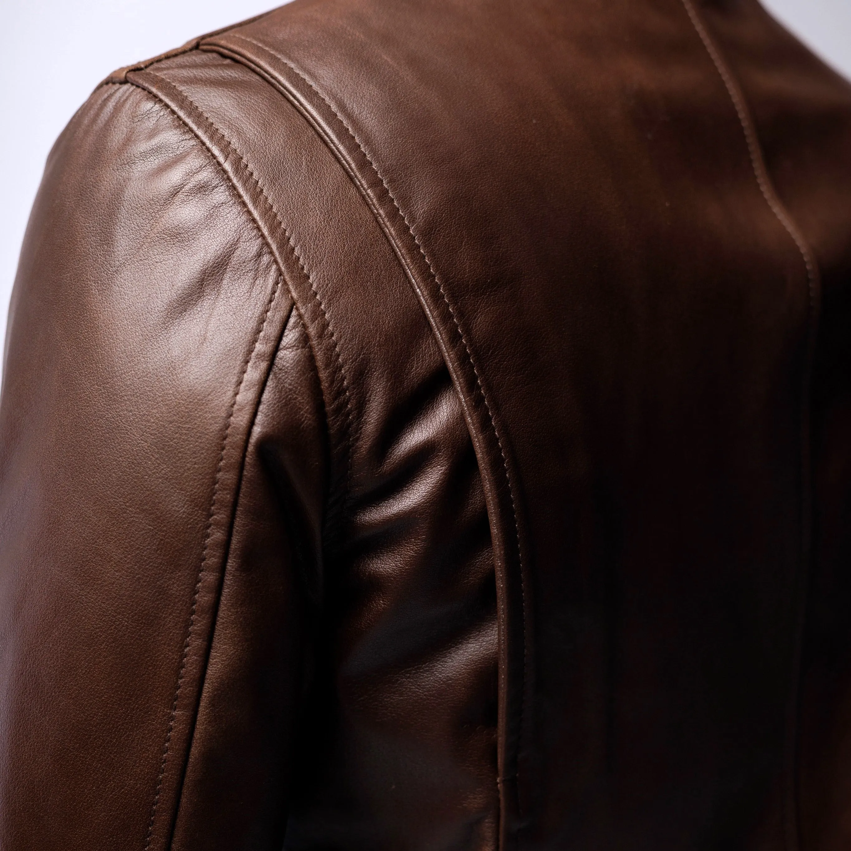 Cowskin Blouson Biker Jacket