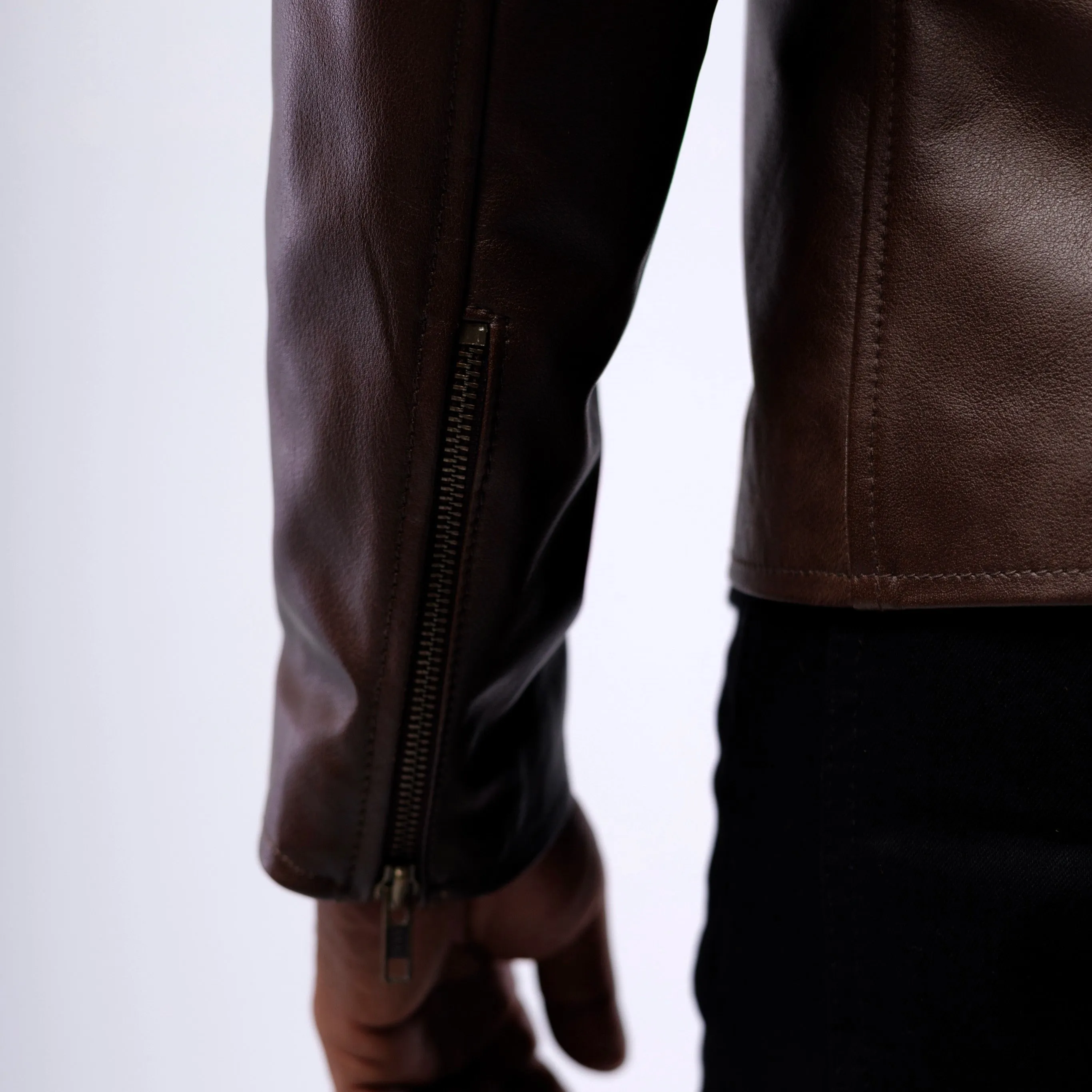 Cowskin Blouson Biker Jacket