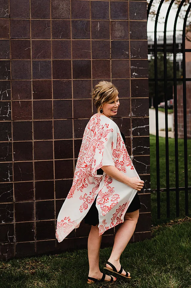 Floral Chiffon Cover-Up