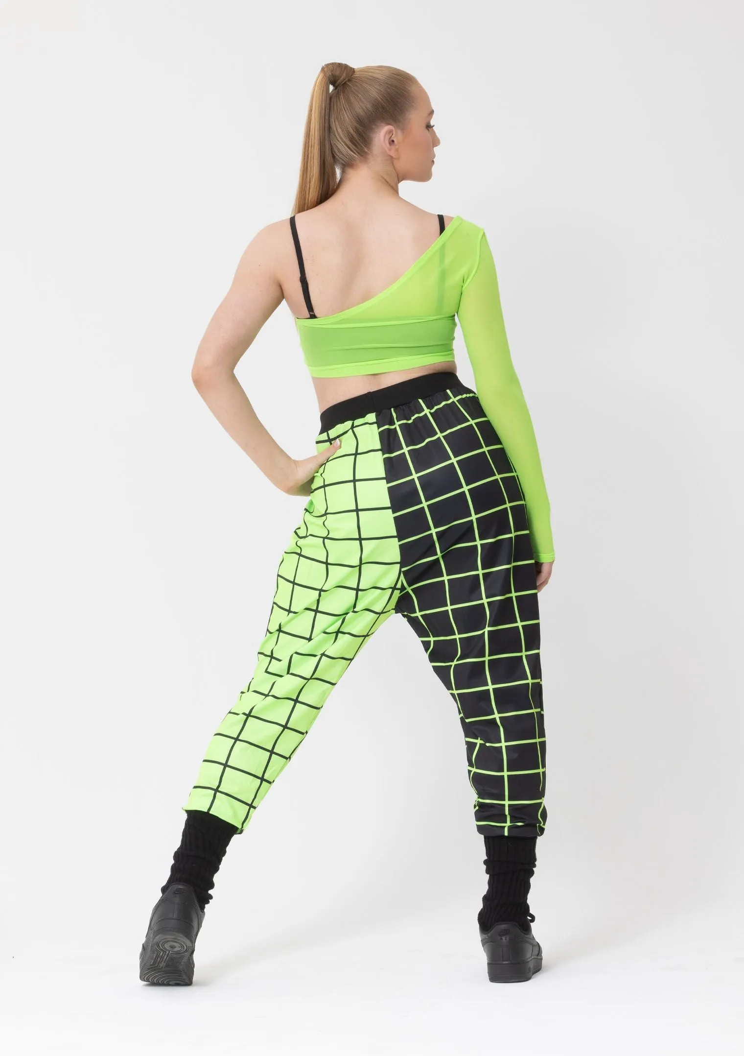 Geo Print Unisex Harem Pants