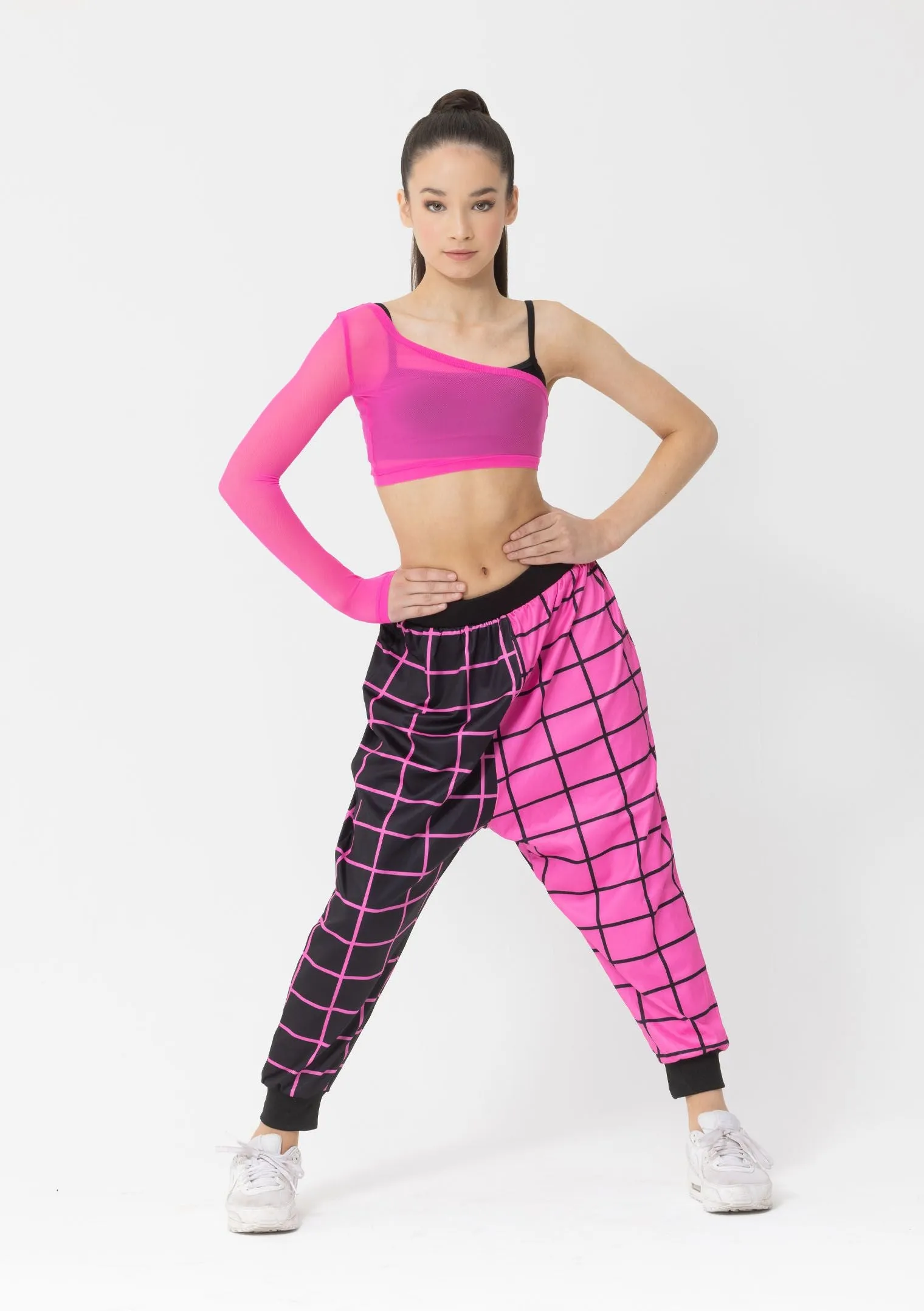 Geo Print Unisex Harem Pants