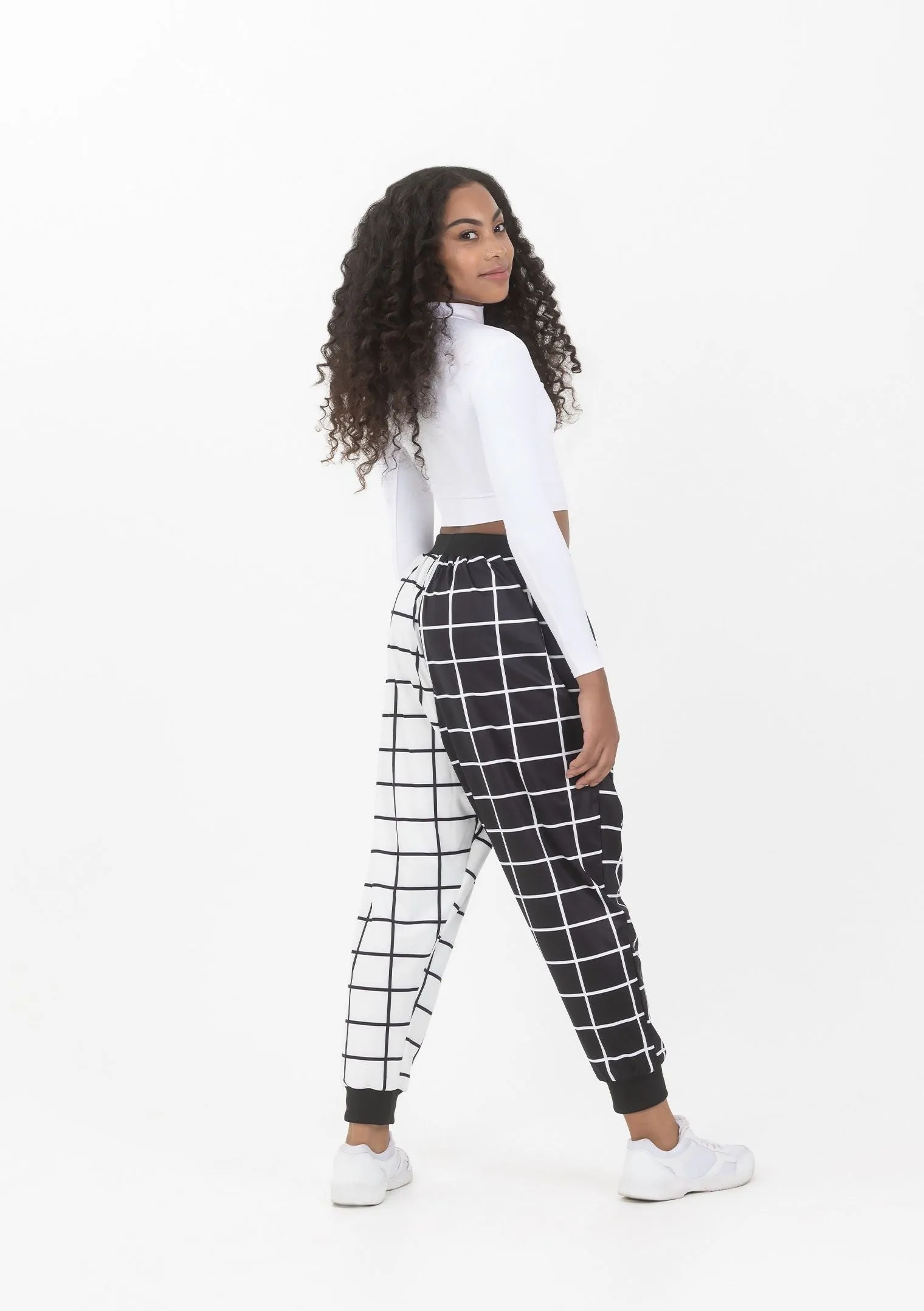 Geo Print Unisex Harem Pants