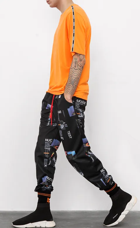 Harem Pants Graphic Print