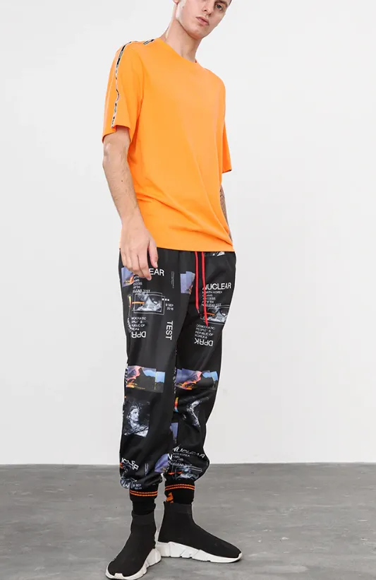 Harem Pants Graphic Print