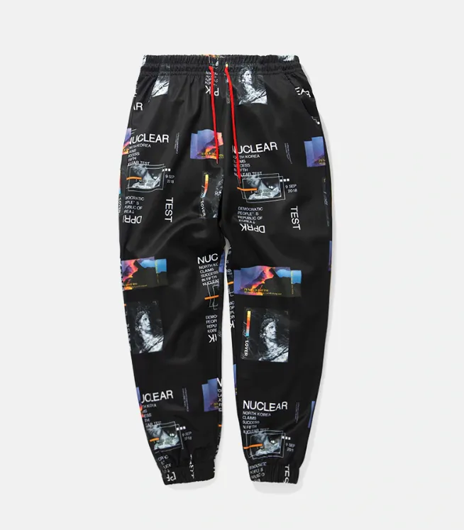 Harem Pants Graphic Print