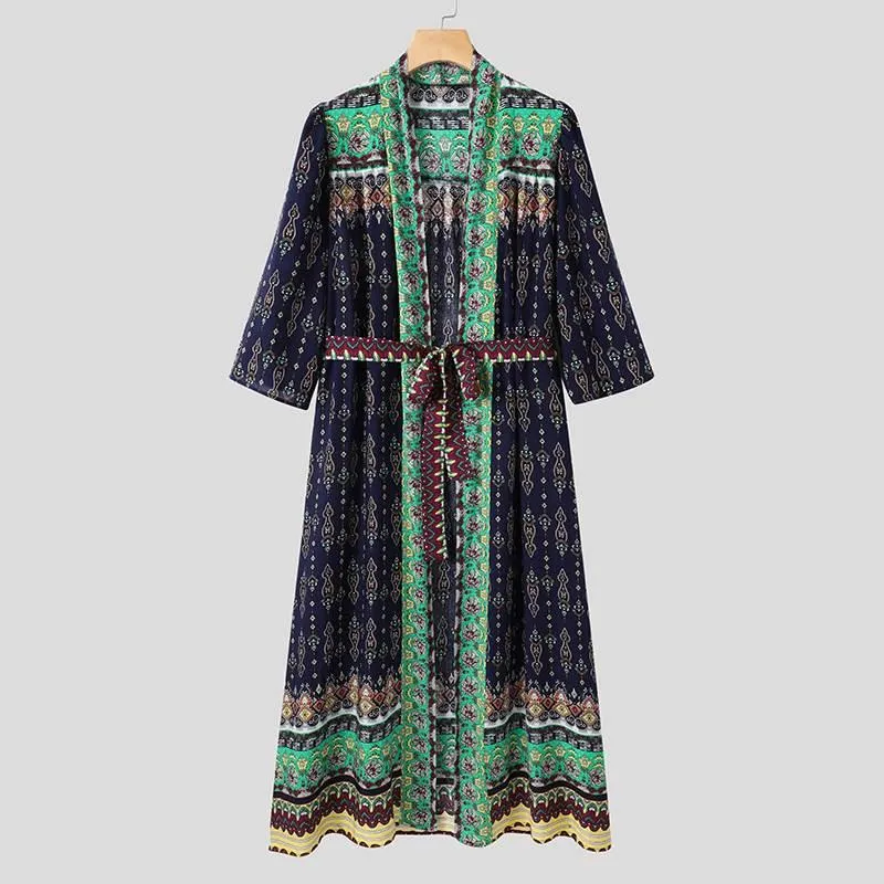 Kaftan Printed Cardigan