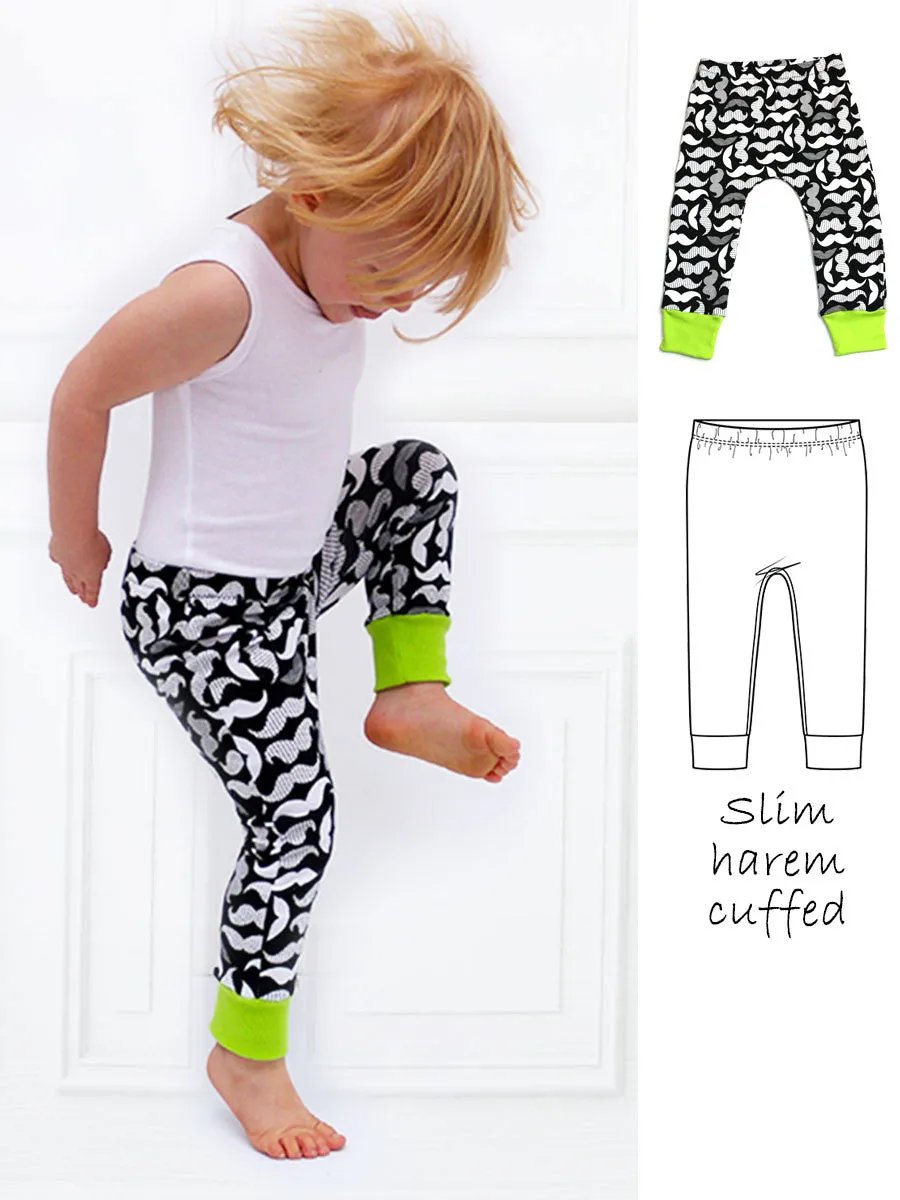 Leggings - Harem with Cuff - SAMMY (0-6T)