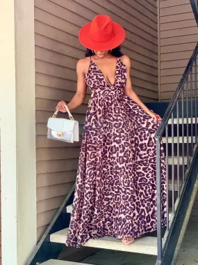 Leopard Fever Maxi Dress