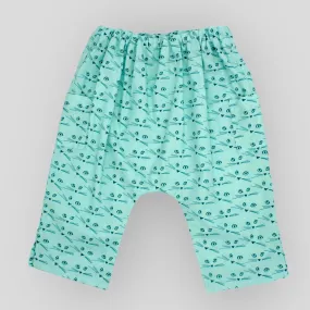 Mint Green Cat Harem Pants for Babies and Toddlers