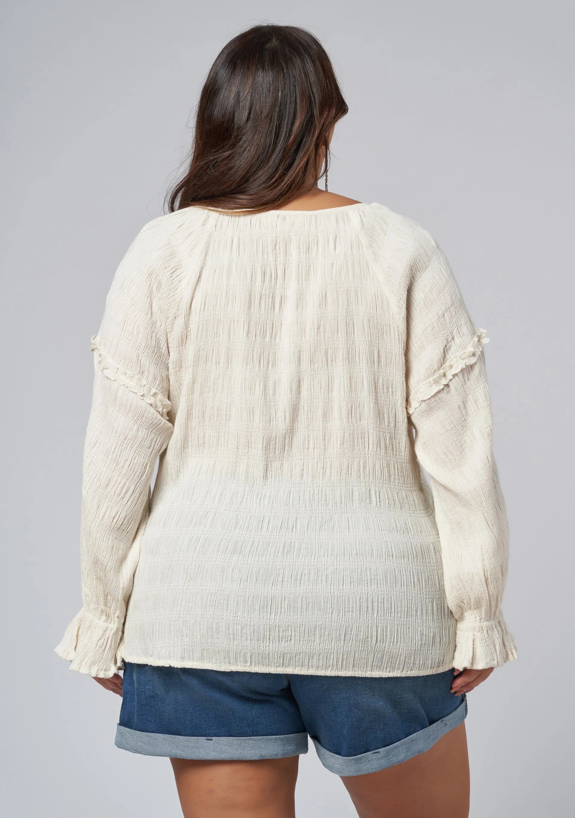 Paros Textured Blouse