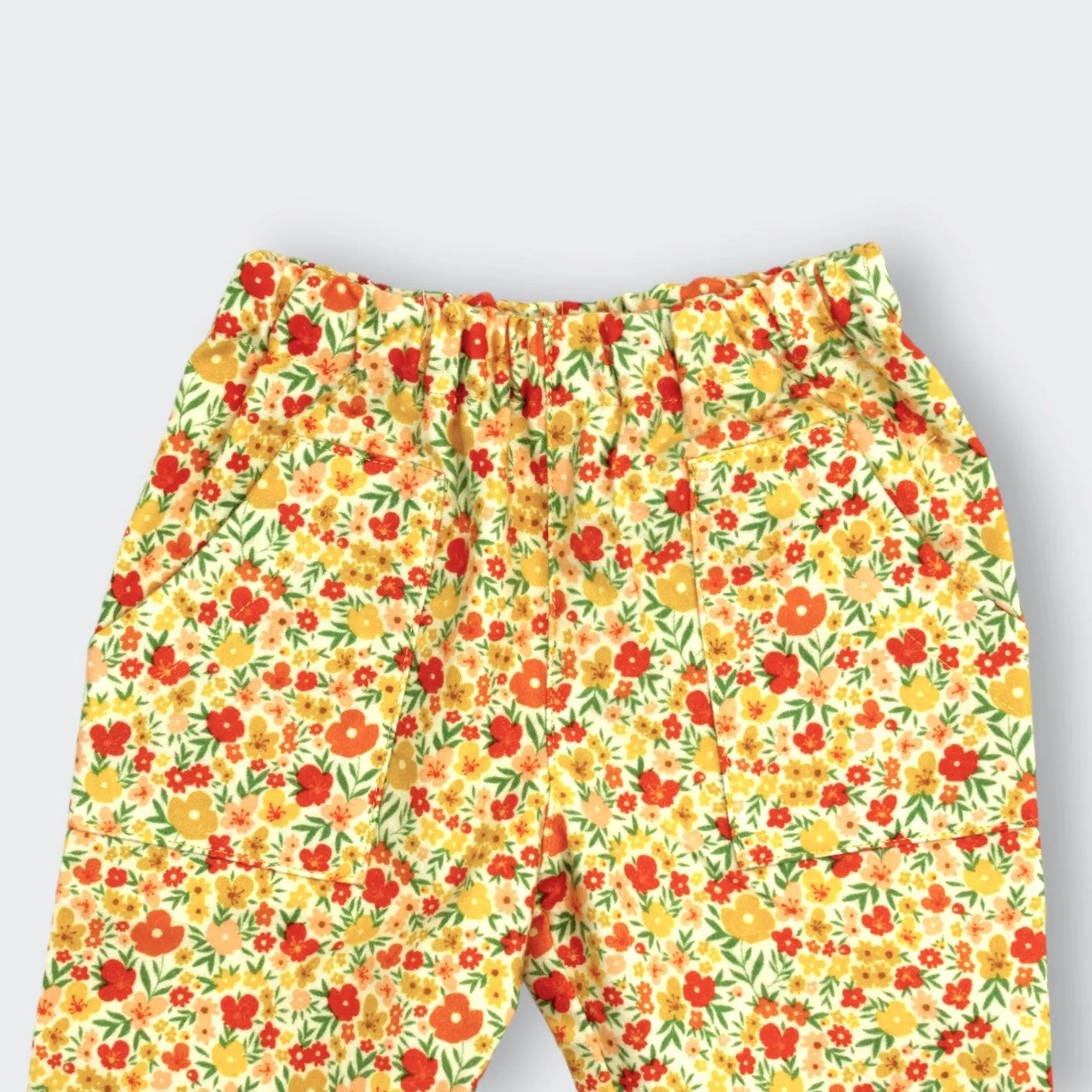 Sunny Bloom Floral Flannel Pants