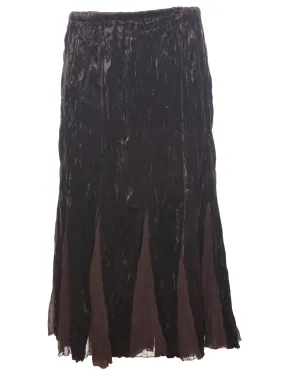 Velvet Full Skirt - L